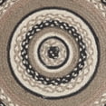 thumbnail image 2 of VHC Brands Sawyer Mill Charcoal Creme Jute Chair Pad with Ties, 15" Round, 2 of 3