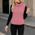 thumbnail image 2 of NominalSnug Womens Fuzzy Fleece Sherpa Vest Sleeveless Warm Outwear Jacket with Pockets, 2 of 6