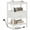White/1P, variant on Alvantar Bedside Table Charging Station Nightstand with USB/C Ports, Adjustable Drawers, 3-Tier Storage Shelf