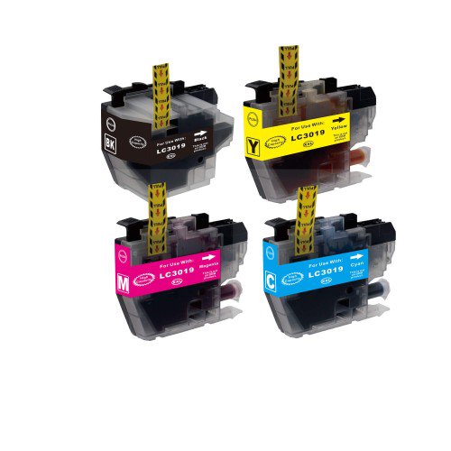 4 PK LC3019 XXL Extra High Yield Compatible Ink Cartridge for Brother Printer LC-3019 LC-3017 LC3017