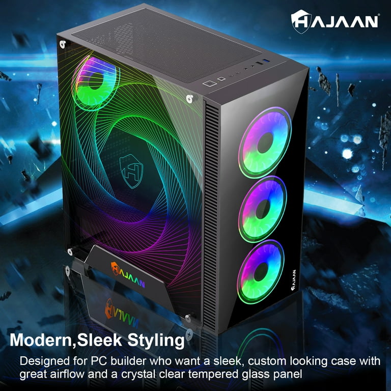 HAJAAN CYCLONIA Gaming PC Computer - AMD Ryzen 7 Processor