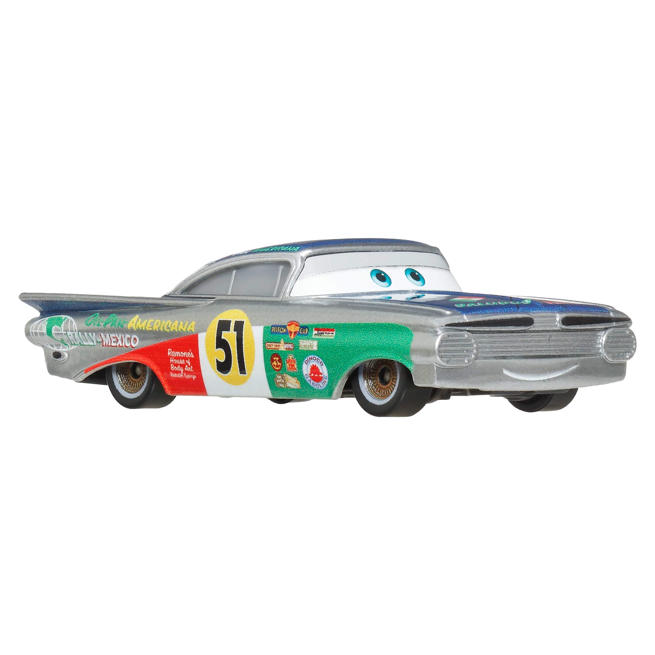 Disney and Pixar Cars Travelin’ Team 5-Pack, Set of 5 1:55 Scale Die-Cast Toy Cars (Styles May Vary)