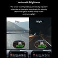 thumbnail image 3 of Car Head Display,3inches With Dual 3inches 3 Inches Car Universal Inches Car Speed Time Head Display 3inches Hud Alarm All Vehicle, 3 of 5