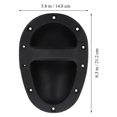 thumbnail image 2 of HEANUJJ 2Ud Manijas Para Negro De Material ABS Para Montaje En Gabinete Profesional De Audio, 2 of 5