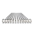 thumbnail image 3 of Prepman Stainless Steel Flat 14 in Kabob Skewers 12 count, 3 of 11