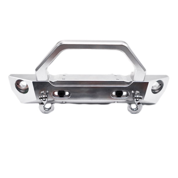 Parachoques delantero Vogacara Aleación de aluminio para ECX 1/12 Rc RGT 136100 Plata