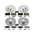 thumbnail image 3 of PowerStop Front and Rear Z23 Evolution Sport Carbon-Fiber Ceramic Brake Pad and Drilled & Slotted Rotor Kit Fits: MERCEDES-BENZ Select Models K4522, 3 of 10
