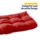 thumbnail image 4 of Cojines para Silla de Patio al Aire Libre, Almohadillas de Asiento de Descanso de Alta Calidad, cómodos, Relleno de Fibra Gruesa, 44 x 19 Pulgadas, 1 Unidad, 4 of 5