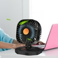 thumbnail image 5 of XGFHYJEH Car Fan, Fan for Car, Portable Fan for Car, Car Fan for Dashboard, Usb Fan for Car, Car Fans that Blow Cold Air, Car Fans for Cooling inside a Car, 5 of 7
