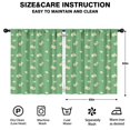 thumbnail image 2 of Blackout Kids Curtains,Green Daisy Flower Floral Pattern Childrens Insulated Curtains Set Of 2,Bedroom Essentials,Toddler Room Decor 52"x63", 2 of 5