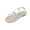 White, variant on Black Womens Summer Braided Strap Sandals Open Toe Elastic Band Flat Platform Sole Beach Casual Slide Comfort Pu Upper