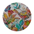 thumbnail image 4 of BCIIG Bird Flowers Butterfly Round Table Cover Stain Resistant Washable Indoor Outdoor Tablecloth Kitchen Dining Wedding Parties 100% Polyester Fiber 46-50, 4 of 8