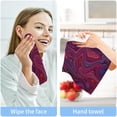 thumbnail image 7 of Dreamtimes 6 PCS Red Abstract Marble Washcloths, 12 X 12 Inches Cotton Wash Cloths, Highly Absorbent and Soft Face Towels for Bathroom,Gym,Hotel and Spa, 7 of 7