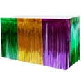thumbnail image 4 of Arborister Carnival Table Skirt Decorative Shiny Tinsel Tassel Table Skirt Festive Party Photo Prop, 4 of 10