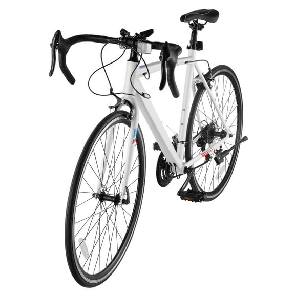 KFFKFF Road Bike with 700C Wheels, 21-Speed Drivetrain, Carbon Steel Frame, Drop Bar, and Caliper Brake for Urban Commuting and Sport Cycling