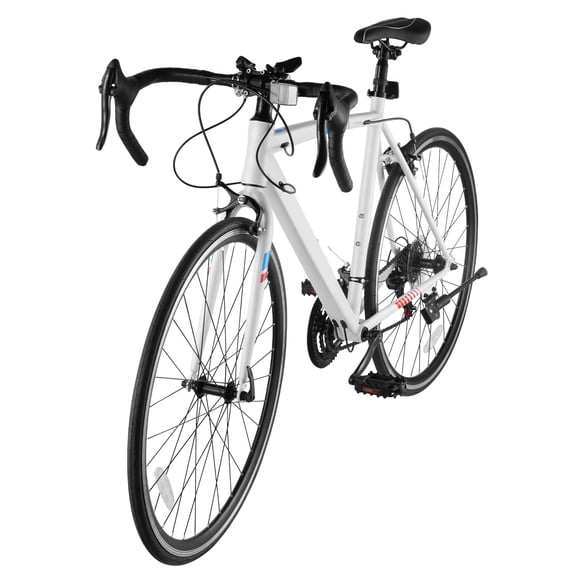 KFFKFF Road Bike, 700C Wheels Racing Bike, SHIMANO 21 Speeds Drivetrain City Commuter Road Bicycle, Urban Adult Sport Bicycle with Carbon Steel Frame, Drop Bar, Caliper Brake