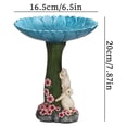 thumbnail image 2 of Resina Para Baño De Pájaros, Estatua De Zorro De Pie, Comedero Para Pájaros, Adorno Para Jardín, Decoración Del Hogar Advancent HA045324-03, 2 of 6