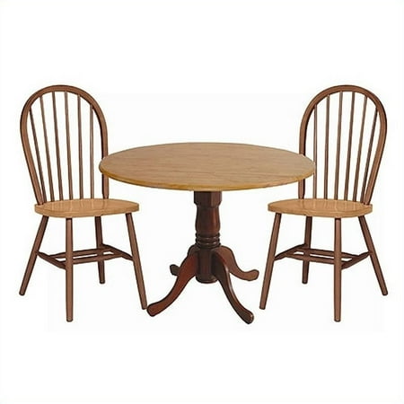 International Concepts Round Dual Drop Leaf Dining Table In Round Dual Drop Leaf Dining Table