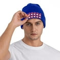 thumbnail image 2 of Filipino Flag Beanie Hat Knit Hat Skull Cap for Men Women Winter Hat Blue, 2 of 4