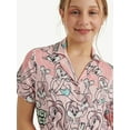 thumbnail image 3 of Looney Tunes X Justice Girls Short Sleeve Button Front Sleep Top and Sleep Pants, 2-Piece, Sizes 5-18, 3 of 4
