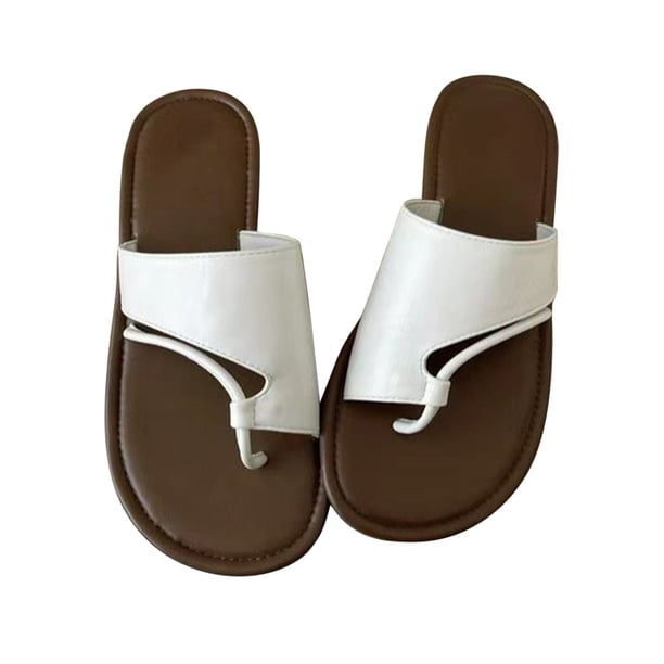 Amzcrzy Zapatos de mujer,Zapatos de mujer,Zapatillas de mujer, Sandalias cómodas con puntera ajustable y suela plana para mujer Sandalias Mujer Zapatillas De Casa