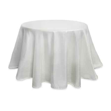 UPC 257554346461 product image for Pack of 2 Elegant Metallic Silver Decorative Round Fabric Christmas Tablecloths  | upcitemdb.com