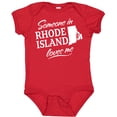 thumbnail image 3 of Inktastic Someone in Rhode Island Loves Me Boys or Girls Baby Bodysuit, 3 of 5