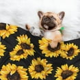 thumbnail image 3 of Pofeuu Sunflower 6 Print Puppy Blanket,Dog Blankets,Pet Blanket Cozy Cat Blankets for Indoor Cats, Fuzzy Pet Blanket for Kitten Doggy Dog Blankets-Large, 3 of 8