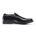 thumbnail image 3 of Mocasines de vestir para hombre Bruno Marc con punta cuadrada, negros, talla 10.5W, 3 of 8