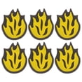 thumbnail image 1 of SHISUYAN 6Pcs Fire Shaped Tennis Racket Damper Tennis Racket Silicone Shock Absorber Racket Supply, 1 of 9