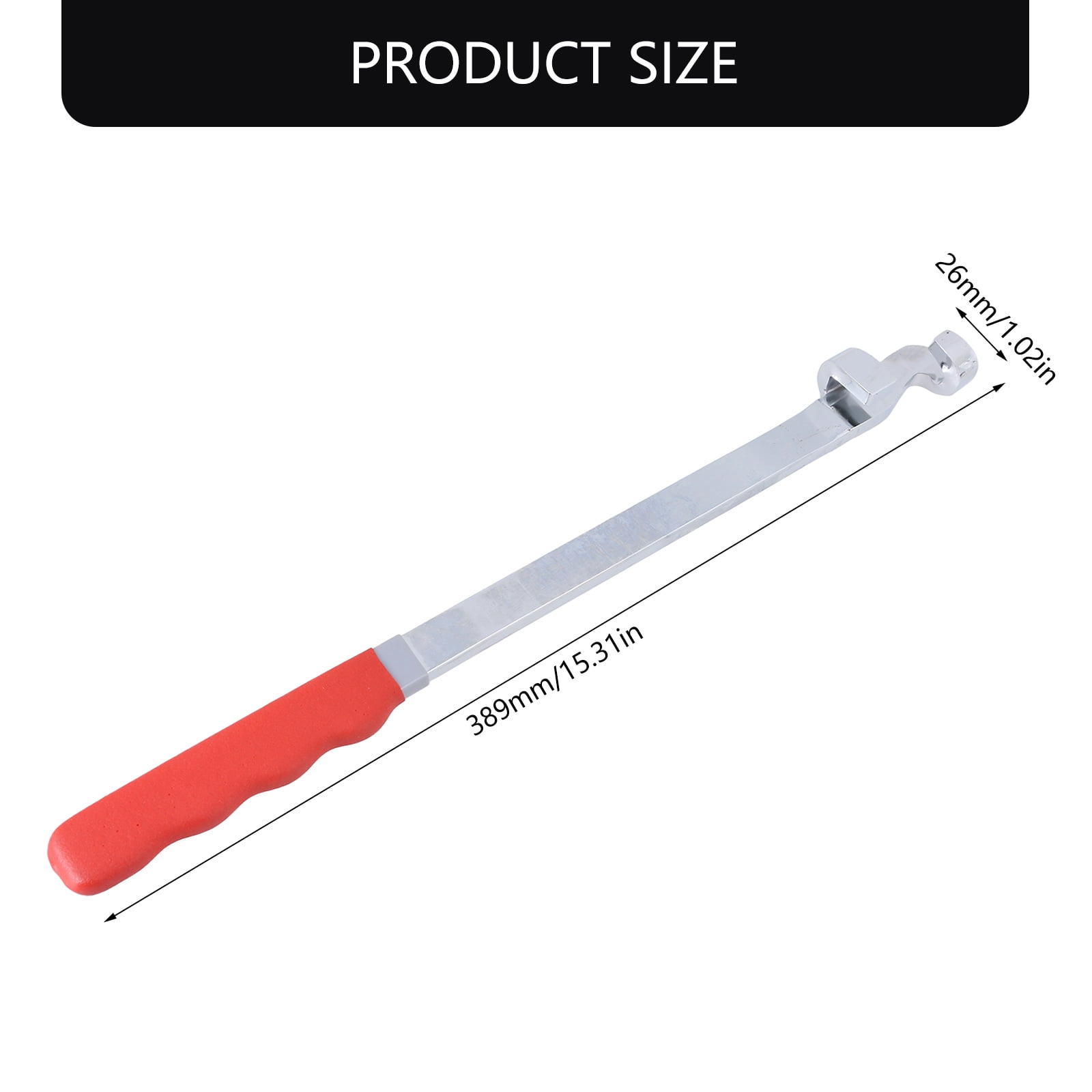 Adjustable Wrench Spanner Extender Tool 389MM Extension Power Levers with Soft Comfortable Grip for Enhancing Leverages