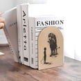 thumbnail image 6 of Naloa Child And Lion Sketch 2 Pcs Bookend Large Capacity Office Book Ends for Home Office Library School Study Decoration, 6 of 8