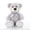 Bow-Gray, variant on MaoGoLan 11'' Teddy Bear Stuffed Animal Cute Bear with Heart Plush Toy