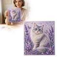 thumbnail image 2 of Animal Pearl Art DIY Craft Kit 5D Diamond Painting for Adults Beginner, Handmade Pearl Beads Diamond Dots Painting Gem Sparkling Horse Home Wall Decoration (Cat), 2 of 5