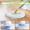 thumbnail image 4 of White Spin Mop Bucket System 360° Rotating Microfiber Floor Cleaning for Home and Office, 4 of 7