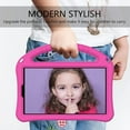 thumbnail image 4 of SaniMore Kiddie Series Case for Samsung Galaxy Tab A7 Lite 8.7" 2021 Model T220/T225 Cover with Screen Protector, Shockproof Lightweight Handle Stand Kids Friendly Protective Cases, Rose, 4 of 8