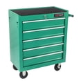 thumbnail image 6 of Tool Cabinet, 5 Drawer Tool Chest, Tool Storage Cabinet for Garage Storage with 4 Wheels and Locking System, GREEN, Green Tool Storage Cabinet,Metal Rolling Tool Cabinet, 6 of 8