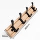 thumbnail image 3 of 2 Unids Coat Rack Ropa Hanger Ganchos de la sala de estar Closet Sombrero de madera PERRAMIENTO PERSONAJE GANCHO GANCHO, 3 of 6