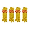 thumbnail image 2 of 4X Tent Lanyard Reflective Rope Wind Cord High-strength Fine Workmanship DIY Prop Universal Outdoor Accessories Replaced Part Yellow, 2 of 9