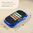 thumbnail image 5 of Lifepro Waver Vibration Plate Exercise Machine – Full Body Vibrating Plate for Lymphatic Drainage, Muscle Toning & Fat Loss – Includes Loop Bands, Remote & 99 Speed Settings - Blue, 5 of 12