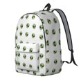 thumbnail image 2 of Alien Head White Pattern Backpack for School, Cute School Bag with Adjustable Shoulder Straps and Padded Back, 15.7"x11.8"x5.5", 2 of 5