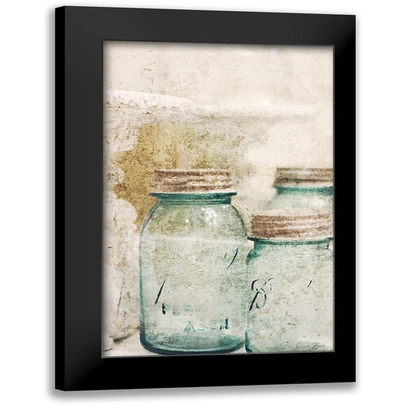 Brown, Denise 11x14 Black Modern Framed Museum Art Print Titled - Mason Jars