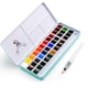 thumbnail image 1 of Meiliang Juego De Pintura De Acuarela, 36 Colores Vivos En Caja De Bolsillo Con Anillo De Metal Y Pincel De Acuarela, Perfecto Para Estudiantes Principiantes Y Más, 1 of 9