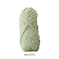 thumbnail image 3 of Lilixerw Bulky 6 Weight Crochet Knitting Chenille Yarn,Soft Polyester Yarn for Slippers Blankets Scarves,Beginner Friendly,200g Skein,Green,7.87 Inches, 3 of 6