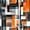 Ombre 02, variant on Manfei Abstract Geometric Full Size Bedding Sets, Watercolor Artwork Full Size Bed in a Bag, Red, Black and White, Black Reversible 7pcs