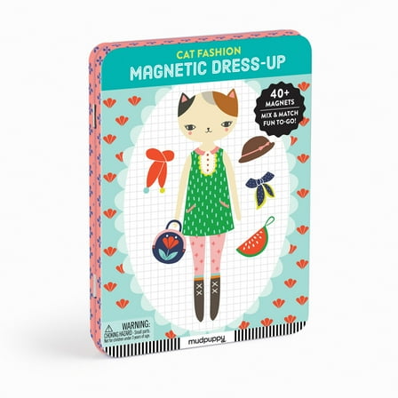 Cat Fashion Magnetic Figures, (Hardcover)