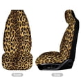 thumbnail image 2 of Leopard Print Seamless Pattern Car Seat Covers Front Seats Universal Fit for Cars SUV Truck Auto Interior Accessories, 2 of 3