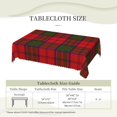 thumbnail image 6 of Rectangle Table Cloth, Grant Tartan red Green Plaid Resistant Washable Tablecloth Decorative Table Cover for Dining, Indoor and Outdoor, 6 of 6