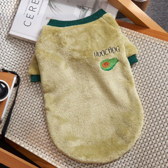 Pet Clothes Autumn And Winter Clothes Puppy Clothes Flannel Pet Clothes Cats Warmer Than Bear Dogs In Winter green