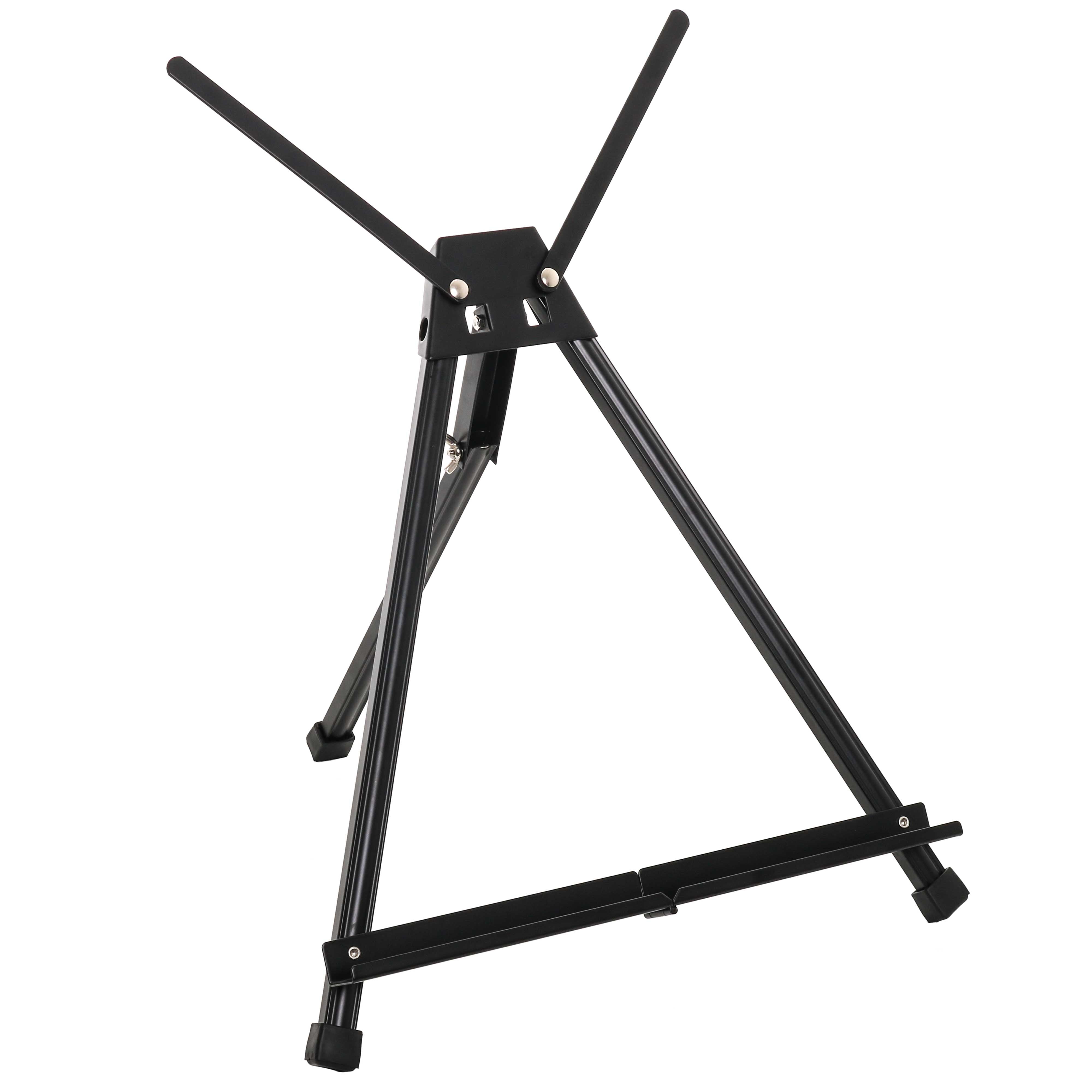 Picture Magazine Photo Frame Book Simmer Stone Tripod Display Stand 15 H Black Large Decorative Stand for Art Industrial Style Metal Tripod Plate Holder